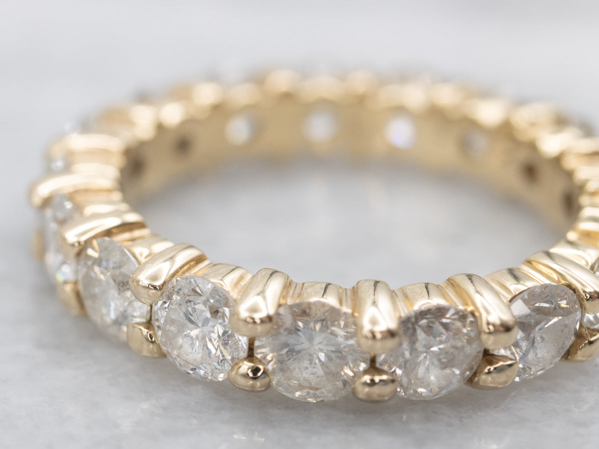Stunning Diamond Encrusted Eternity Band