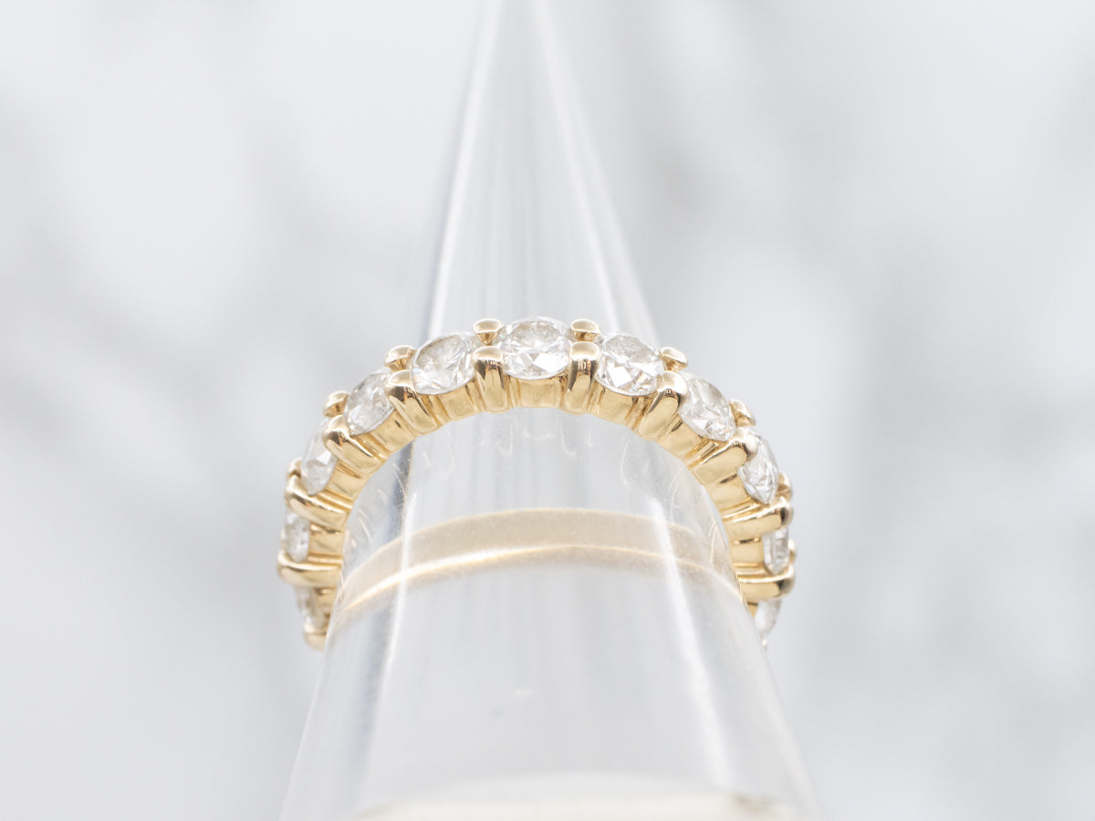 Stunning Diamond Encrusted Eternity Band