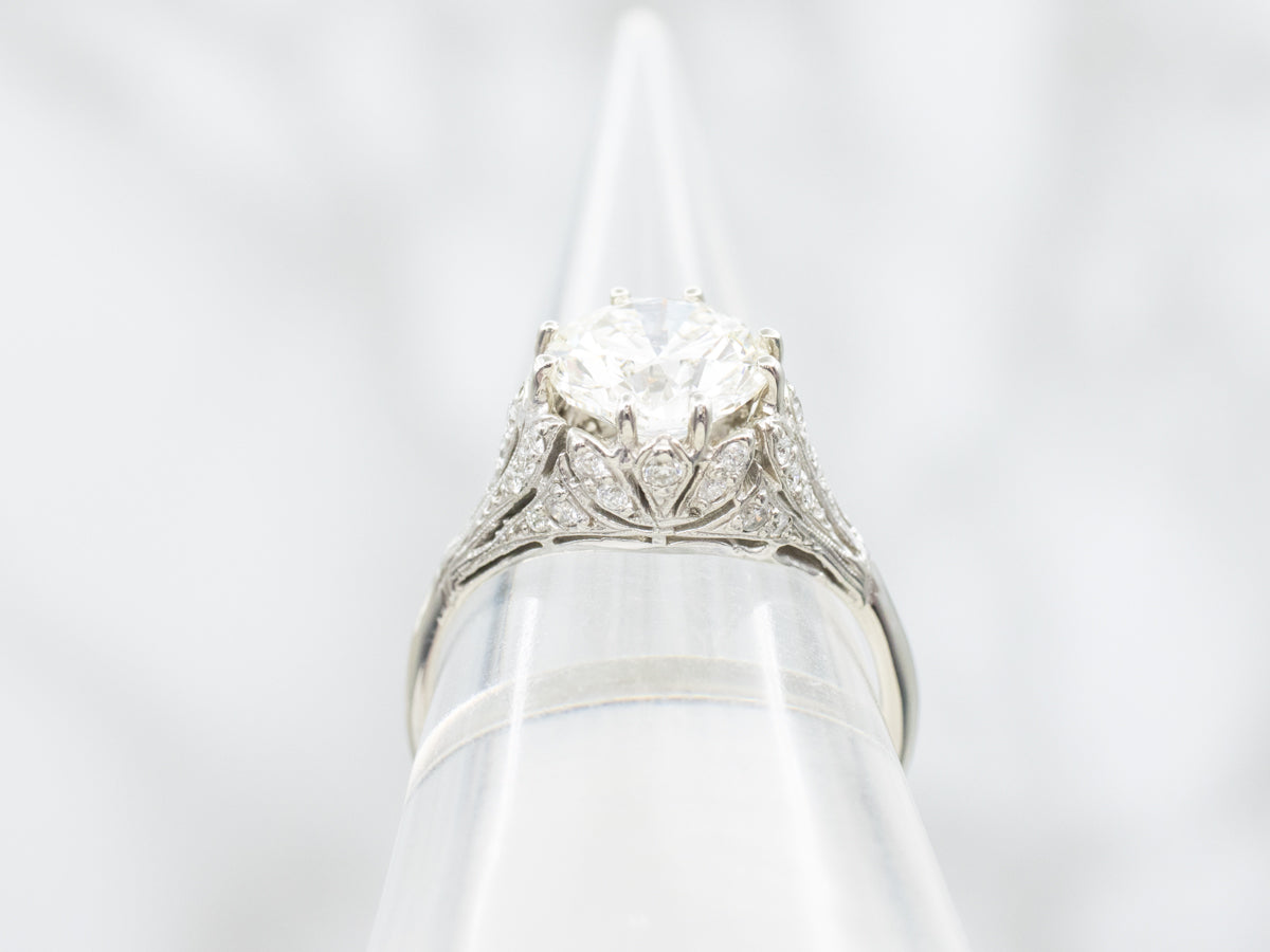 GIA Certified Diamond Kennedy Engagement Ring by Elizabeth Henry