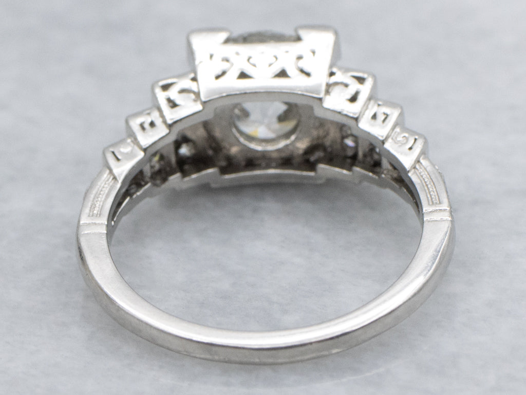 EGL Certified Diamond Engagement Ring by Elizabeth Henry