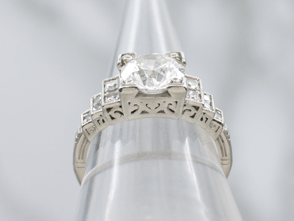 EGL Certified Diamond Engagement Ring by Elizabeth Henry