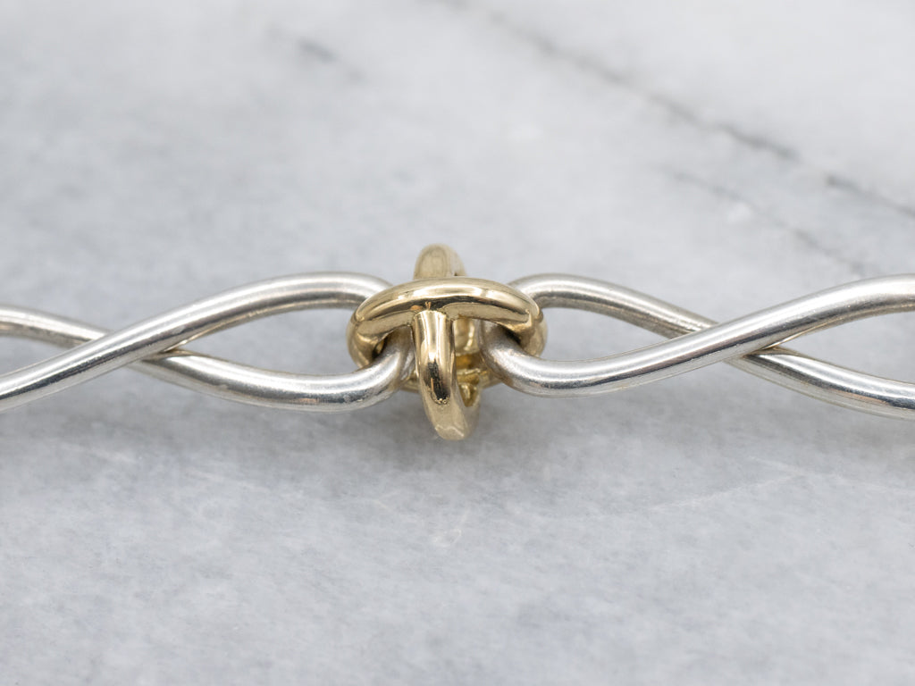 Tiffany & Co. Infinity and Knot Link Paloma Picasso Chain Link Necklace