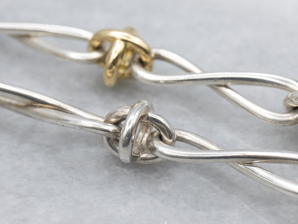 Tiffany & Co. Infinity and Knot Link Paloma Picasso Chain Link Necklace