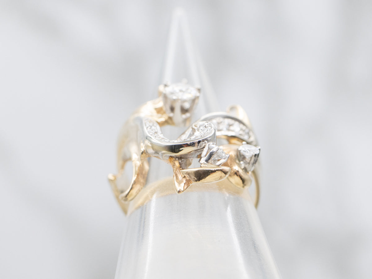 Vintage Diamond Cocktail Ring