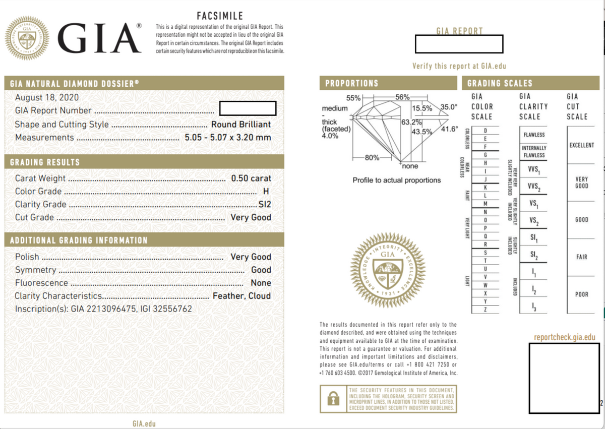 Modern GIA Diamond Double Halo Ring Engagement Ring