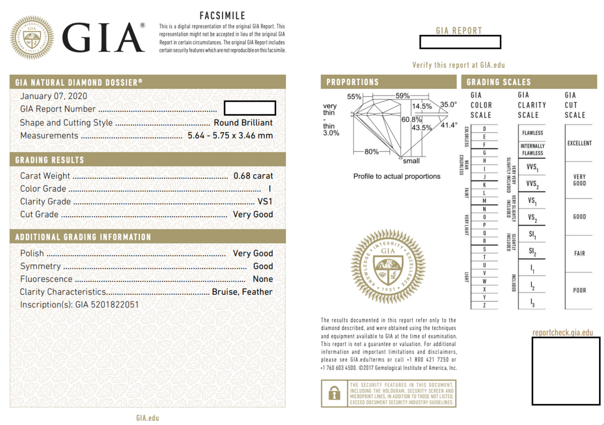 White Gold Neil Lane GIA Certified Diamond Engagement Ring