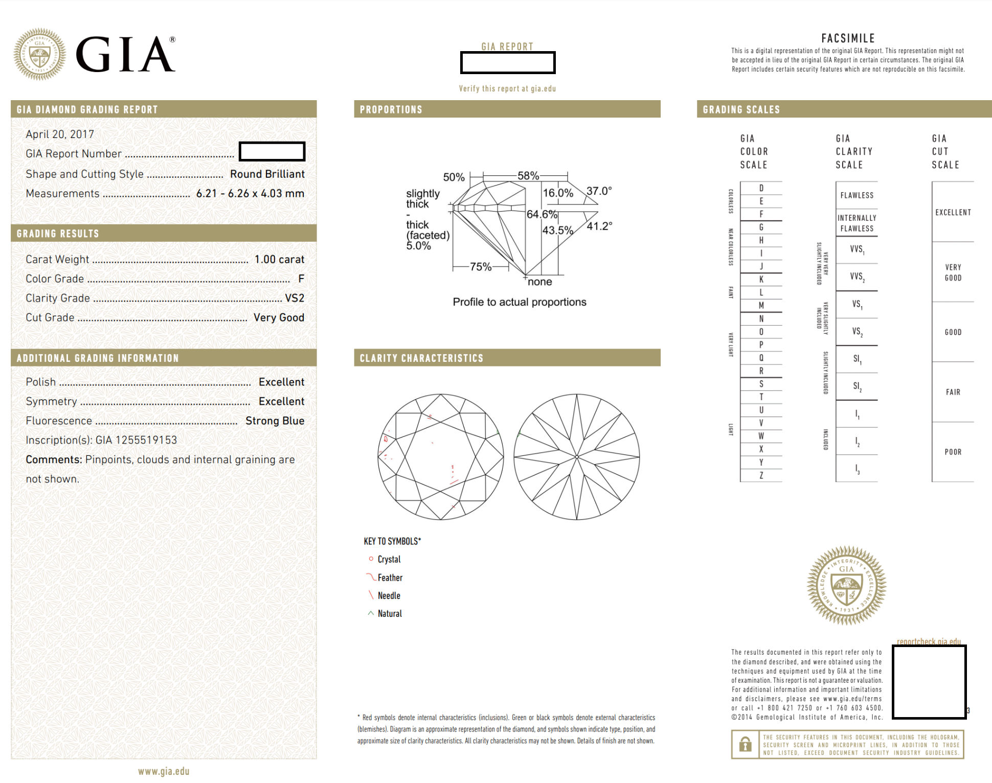 "I Love You More" GIA Certified Diamond Engagement Ring