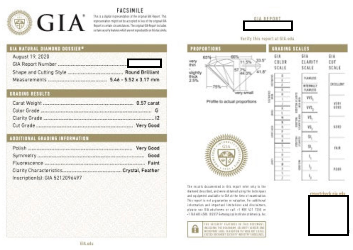 GIA Certified Diamond Engagement Ring with Diamond Accents