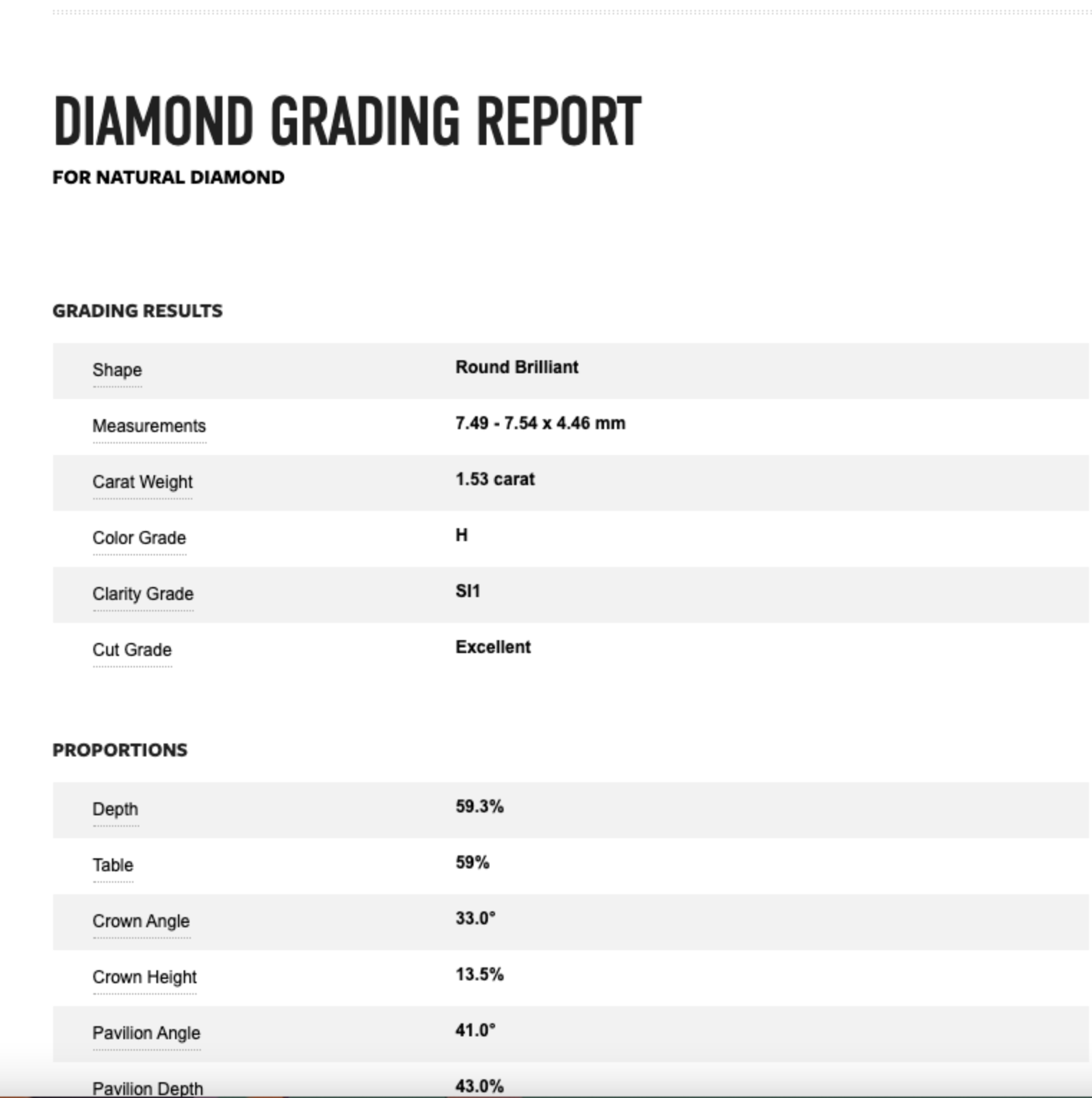 Modern GIA Certified Diamond Engagement Ring