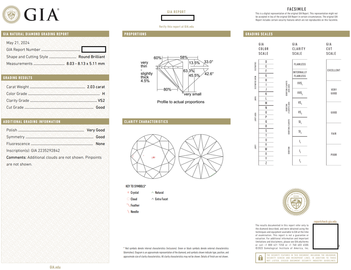 Large Retro GIA Certified Diamond Engagement Ring