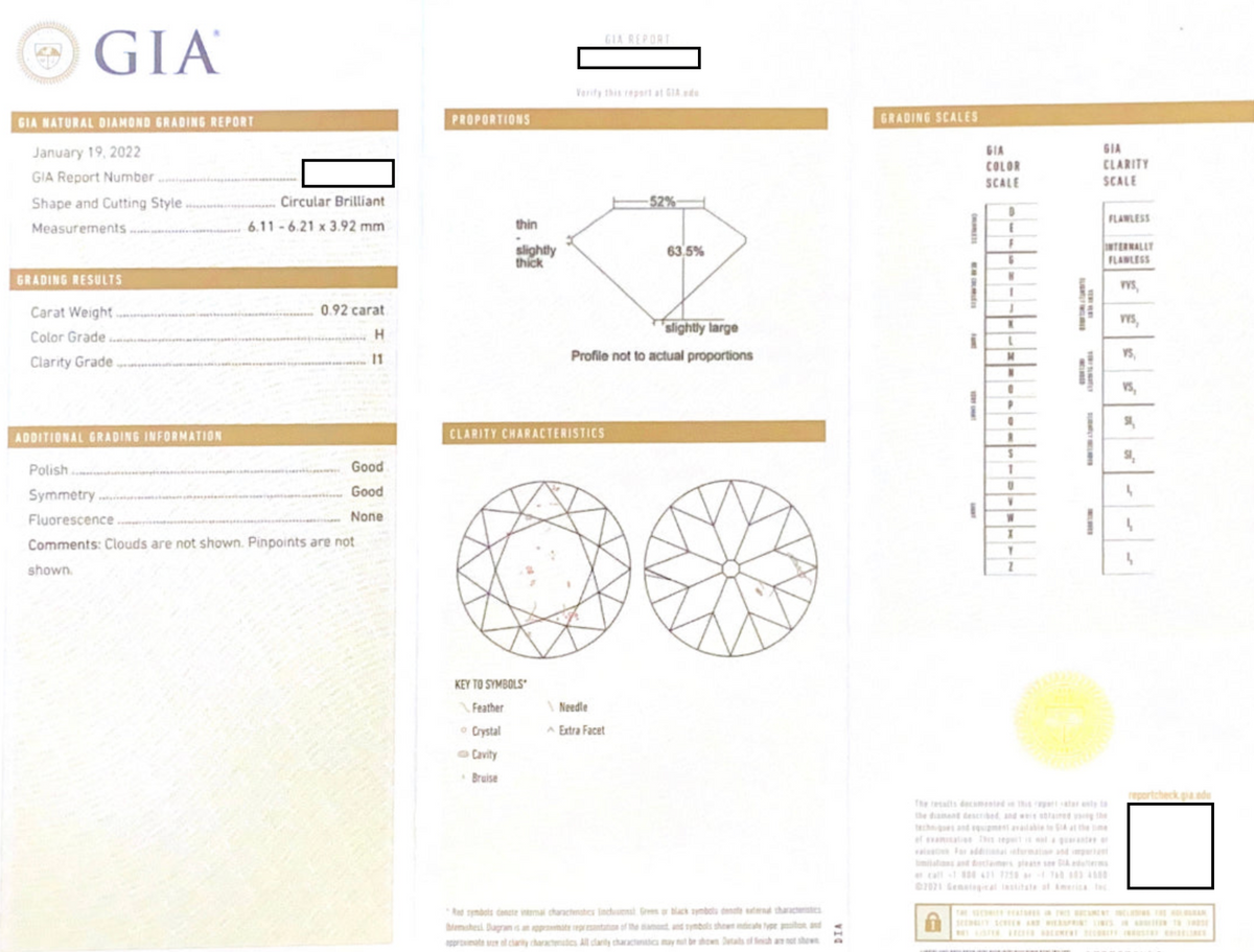 Art Deco GIA Diamond Engagement Ring