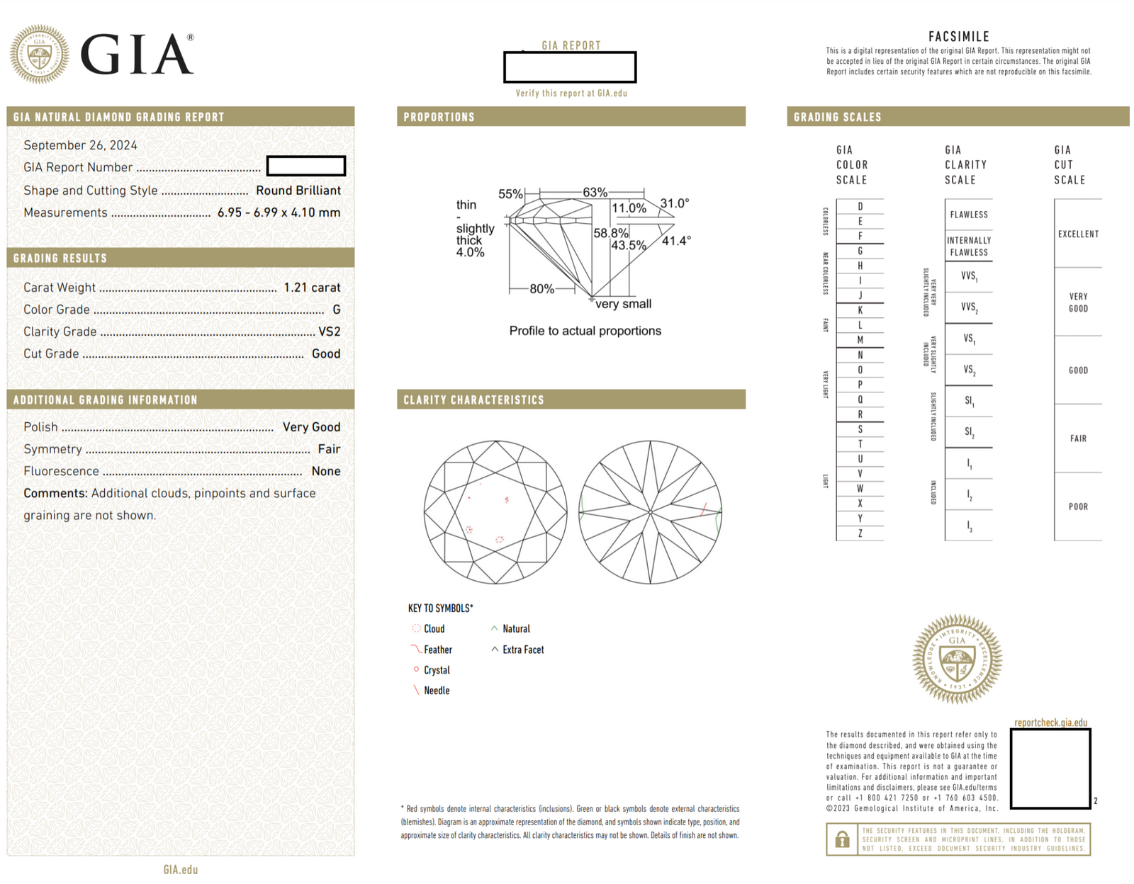 Art Deco GIA Certified Diamond and Sapphire Engagement Ring