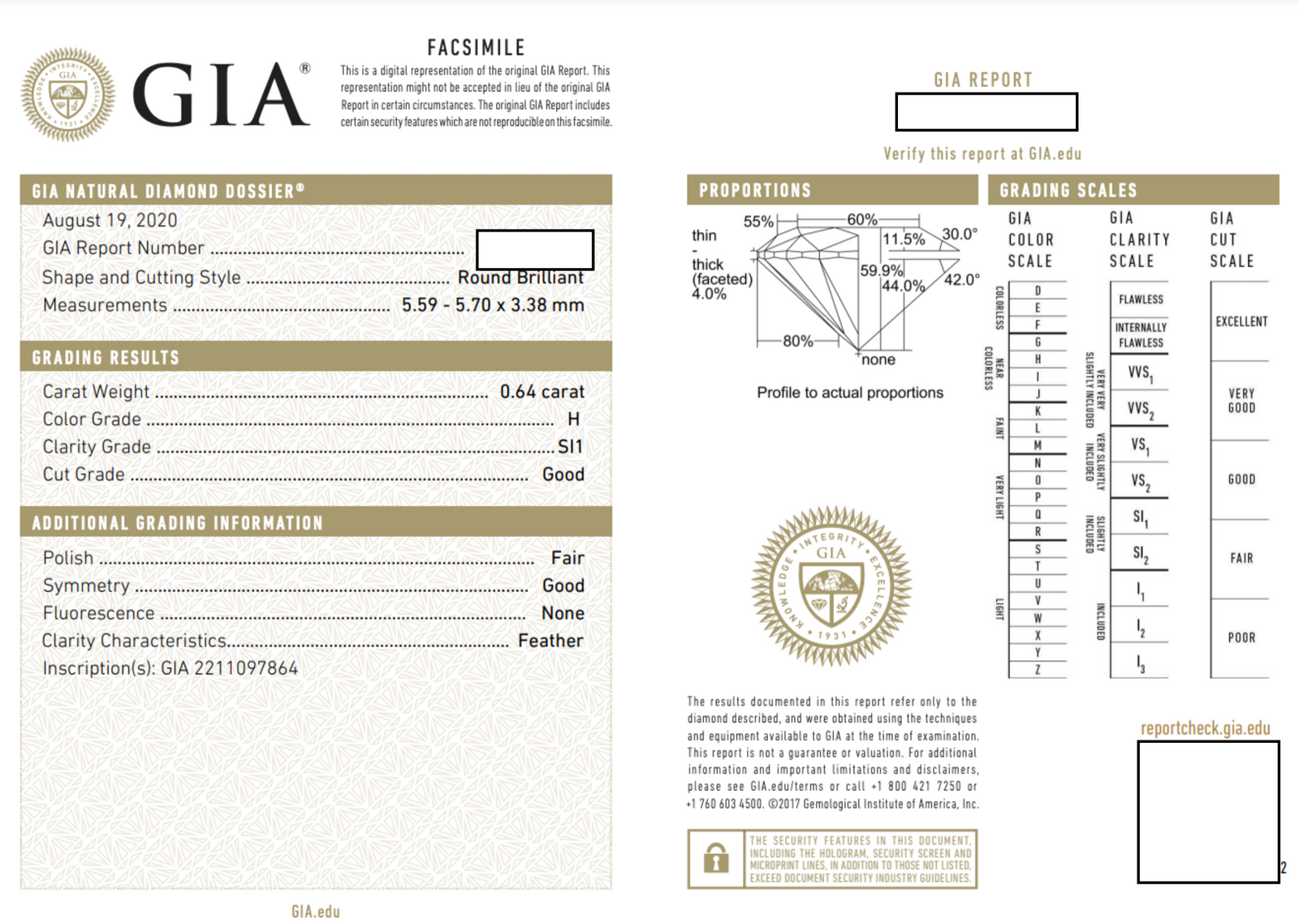 Ornate 18-Karat Gold GIA Diamond Engagement Ring