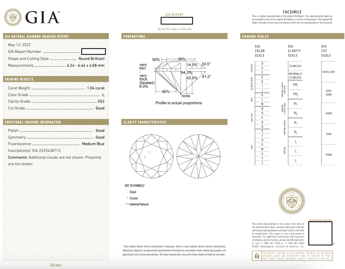 GIA Certified Diamond Art Deco Engagement Ring