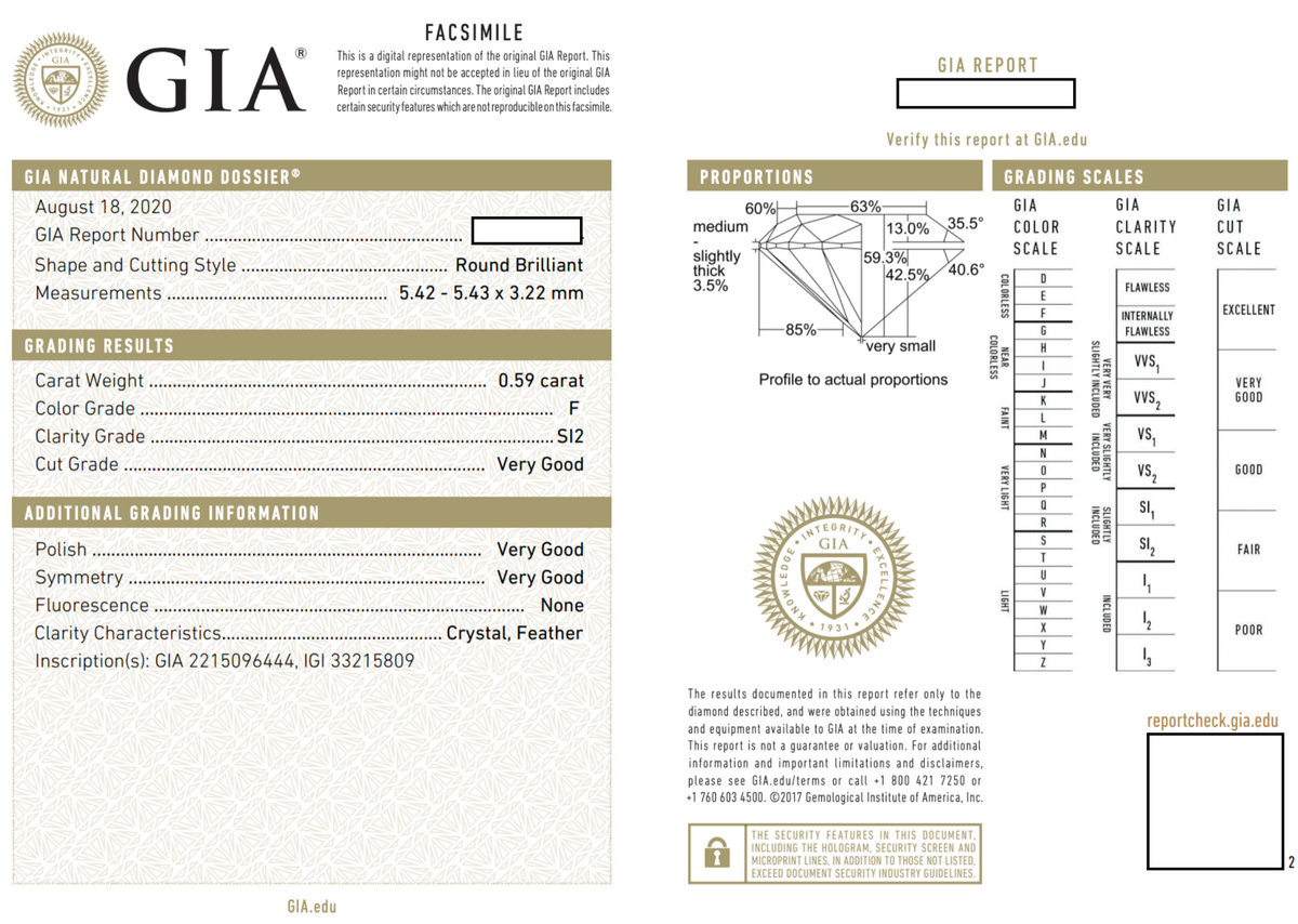 Art Deco GIA Certified Diamond Solitaire Engagement Ring