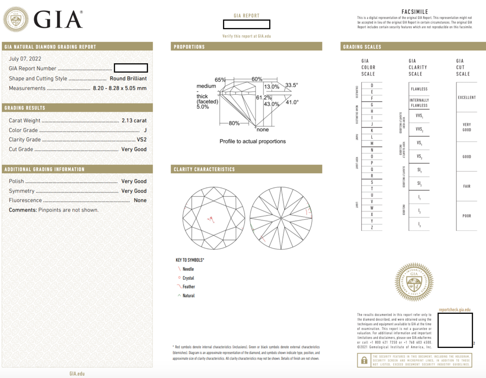 GIA Certified Diamond Kennedy Engagement Ring by Elizabeth Henry