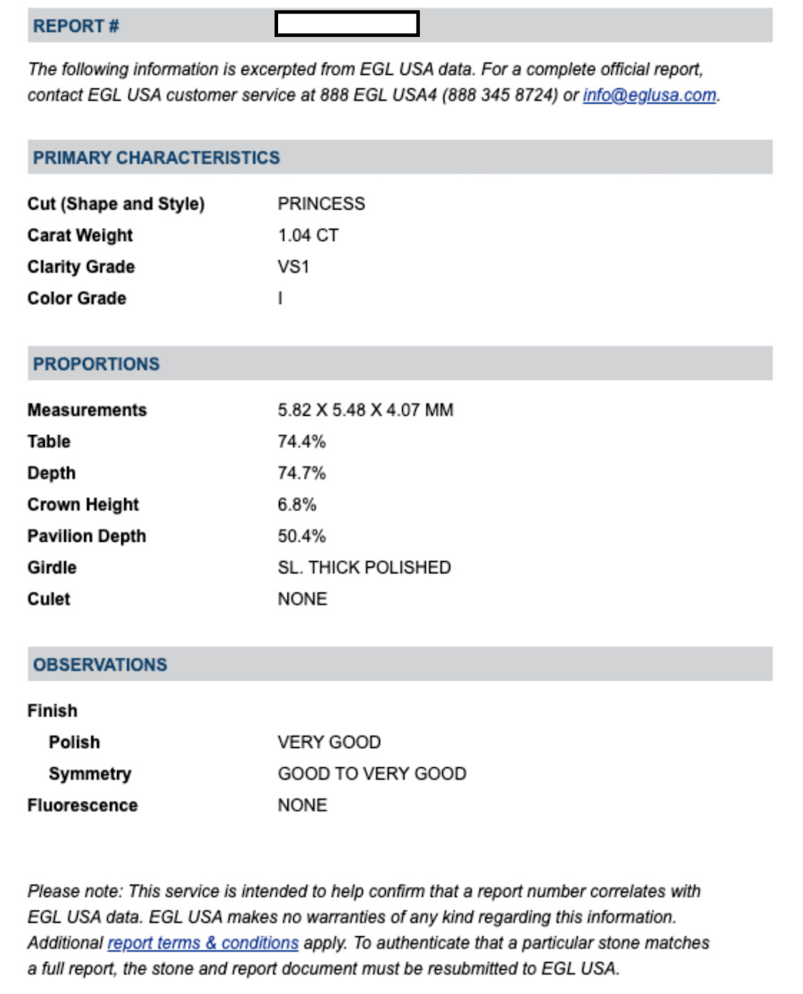 Modern EGL Certified Diamond Engagement Ring