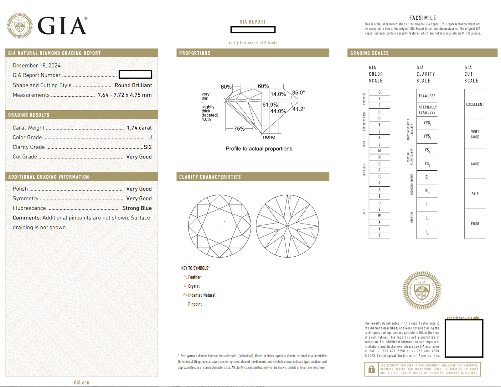 Modern GIA Certified Diamond Eternity Engagement Ring