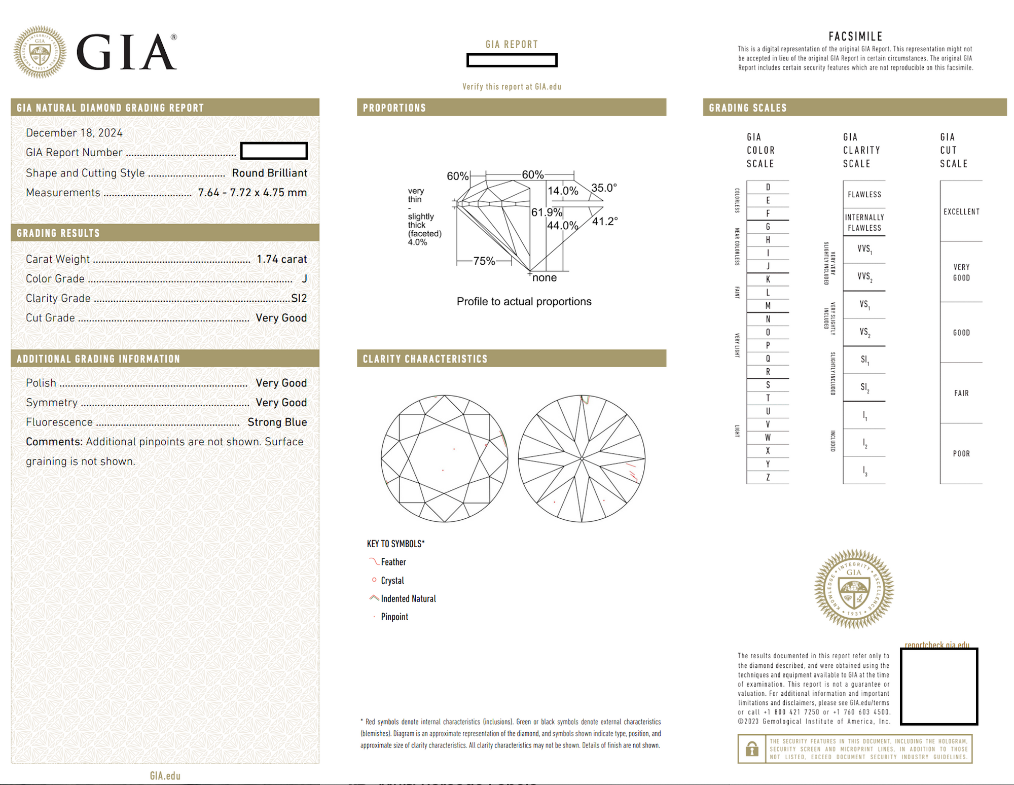 Modern GIA Certified Diamond Eternity Engagement Ring