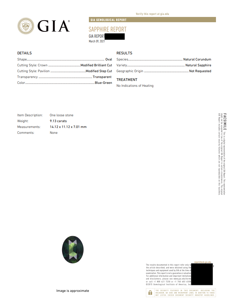 Modern GIA Certified Natural Green Sapphire and Diamond Halo Ring from The Elizabeth Henry Collection