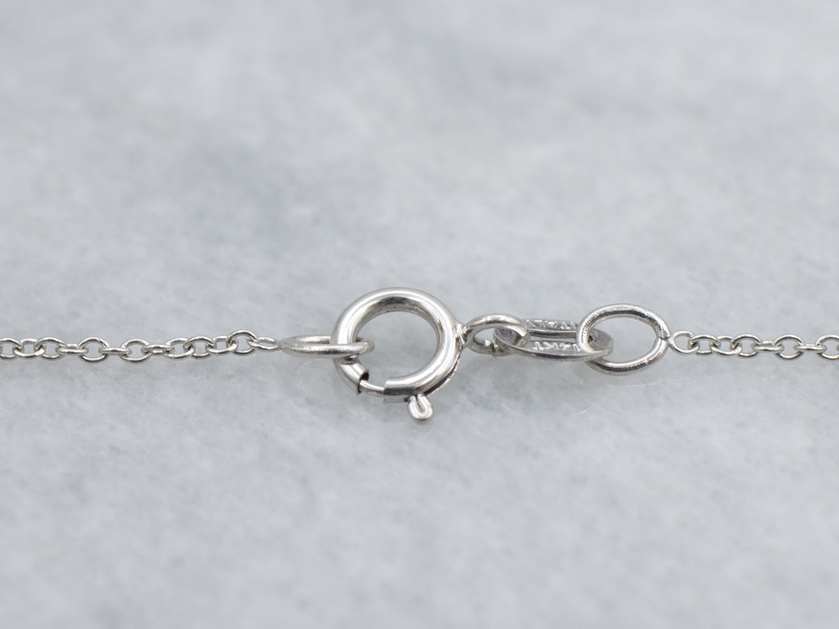 Modern Amethyst and Diamond Halo Pendant Necklace