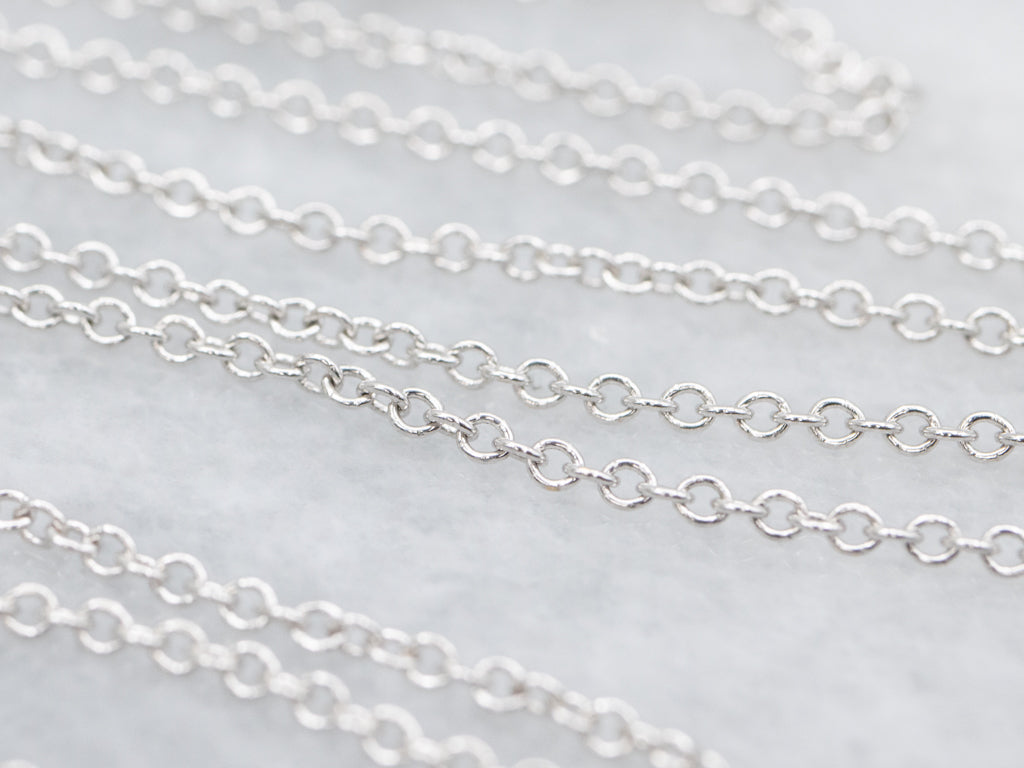 Italian Gold Assher-Cut Diamonds Square-Design Necklace