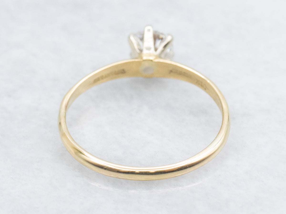 Vintage Round Brilliant Tiffany & Co. Diamond Engagement Ring