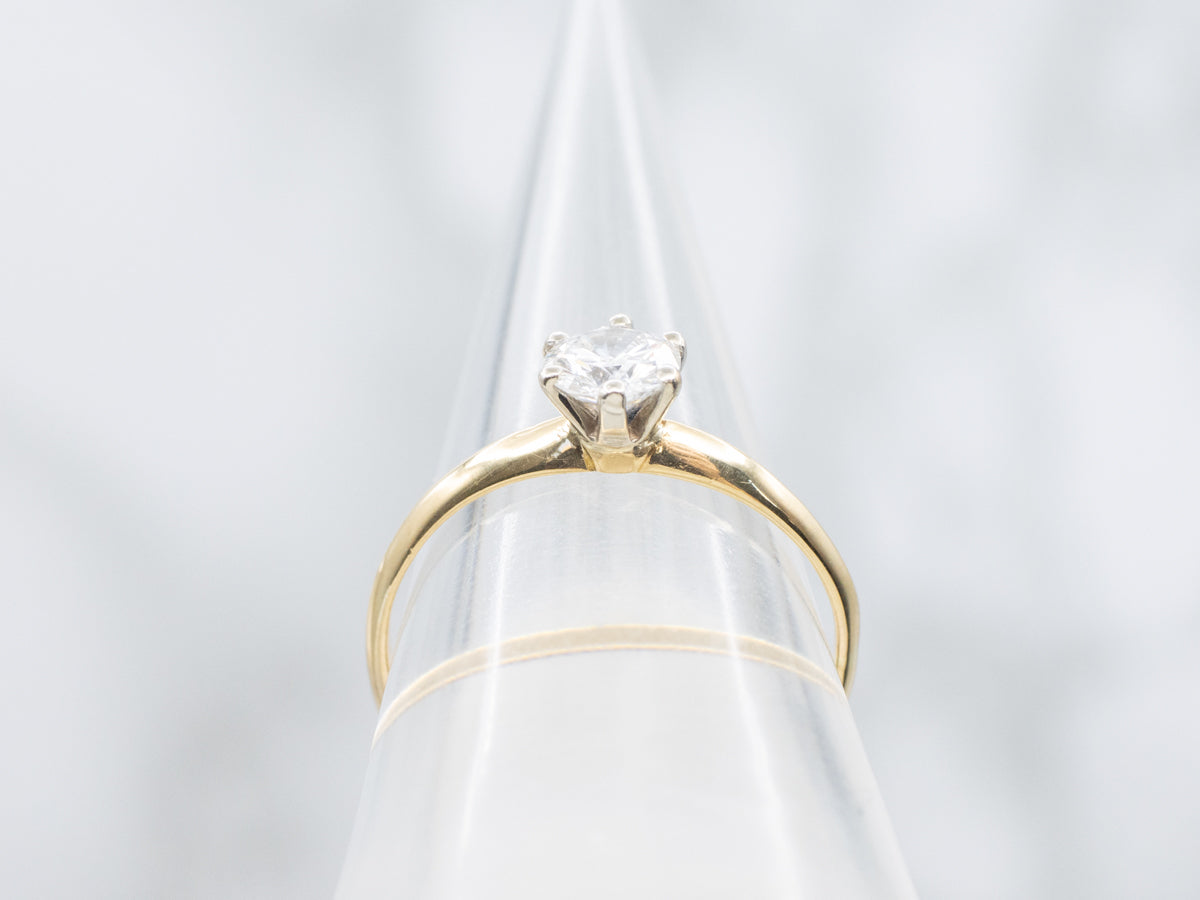 Vintage Round Brilliant Tiffany & Co. Diamond Engagement Ring