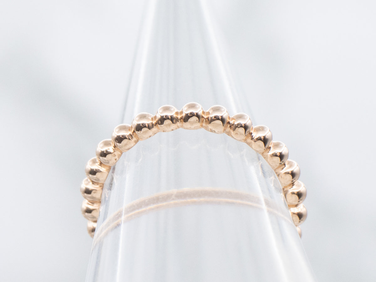 Beaded Rose-Gold Band