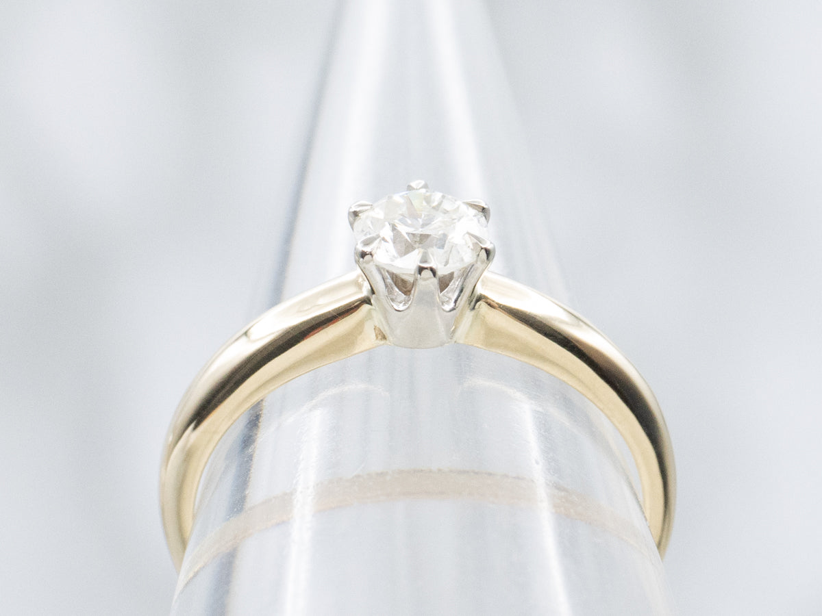 Classic Round Brilliant Diamond Solitaire Engagement Ring