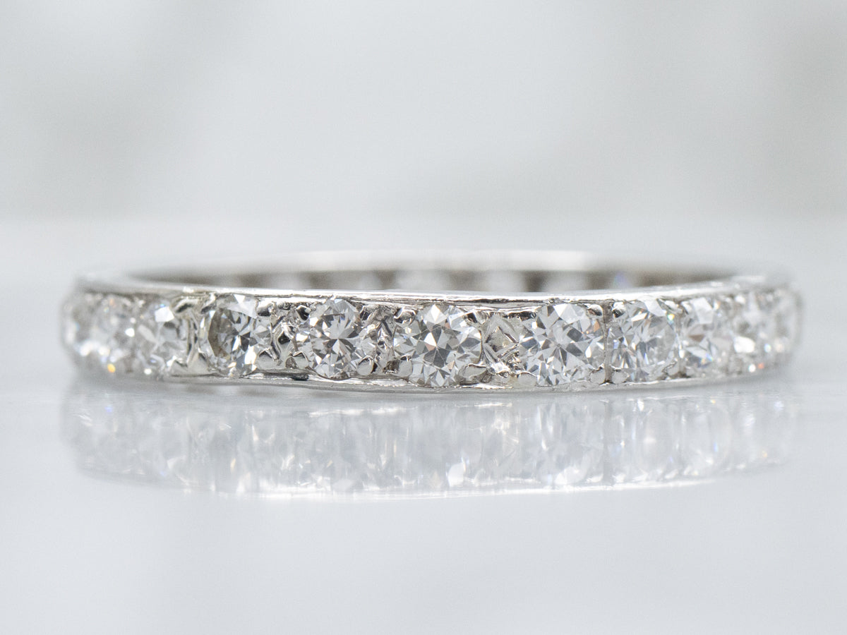 Brilliant Diamond and Platinum Eternity Band