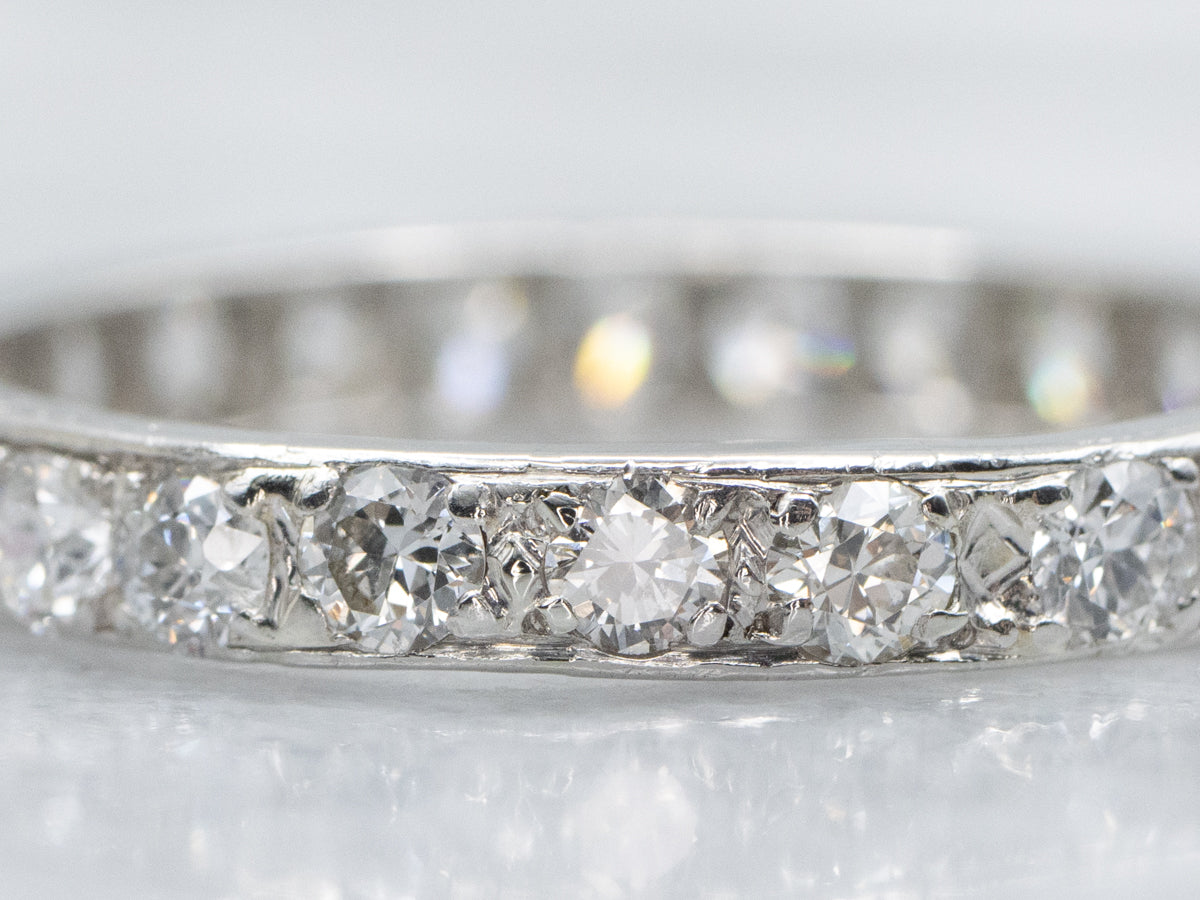Brilliant Diamond and Platinum Eternity Band