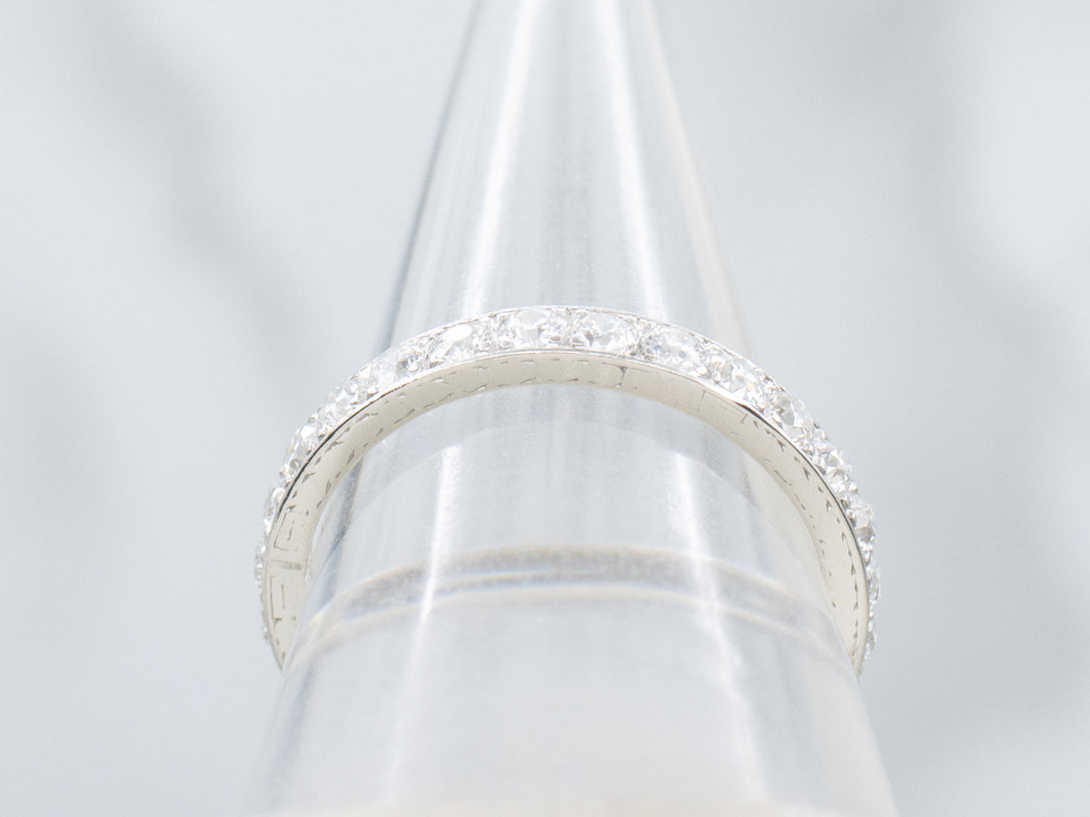 Brilliant Diamond and Platinum Eternity Band