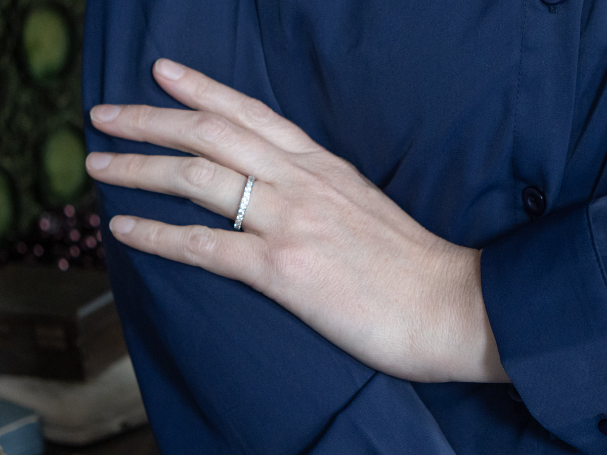 Brilliant Diamond and Platinum Eternity Band