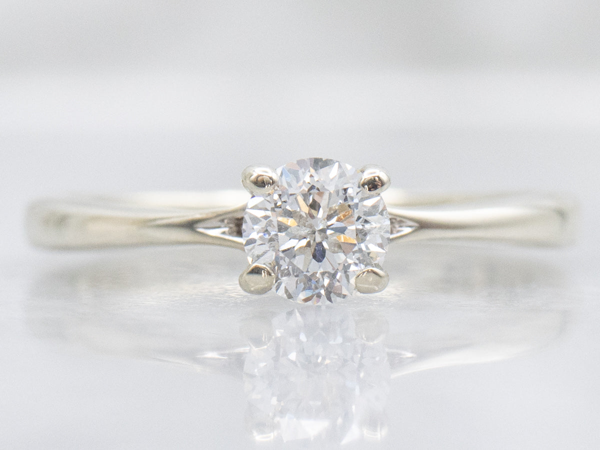IGI-Certified Diamond White Gold Engagement Ring
