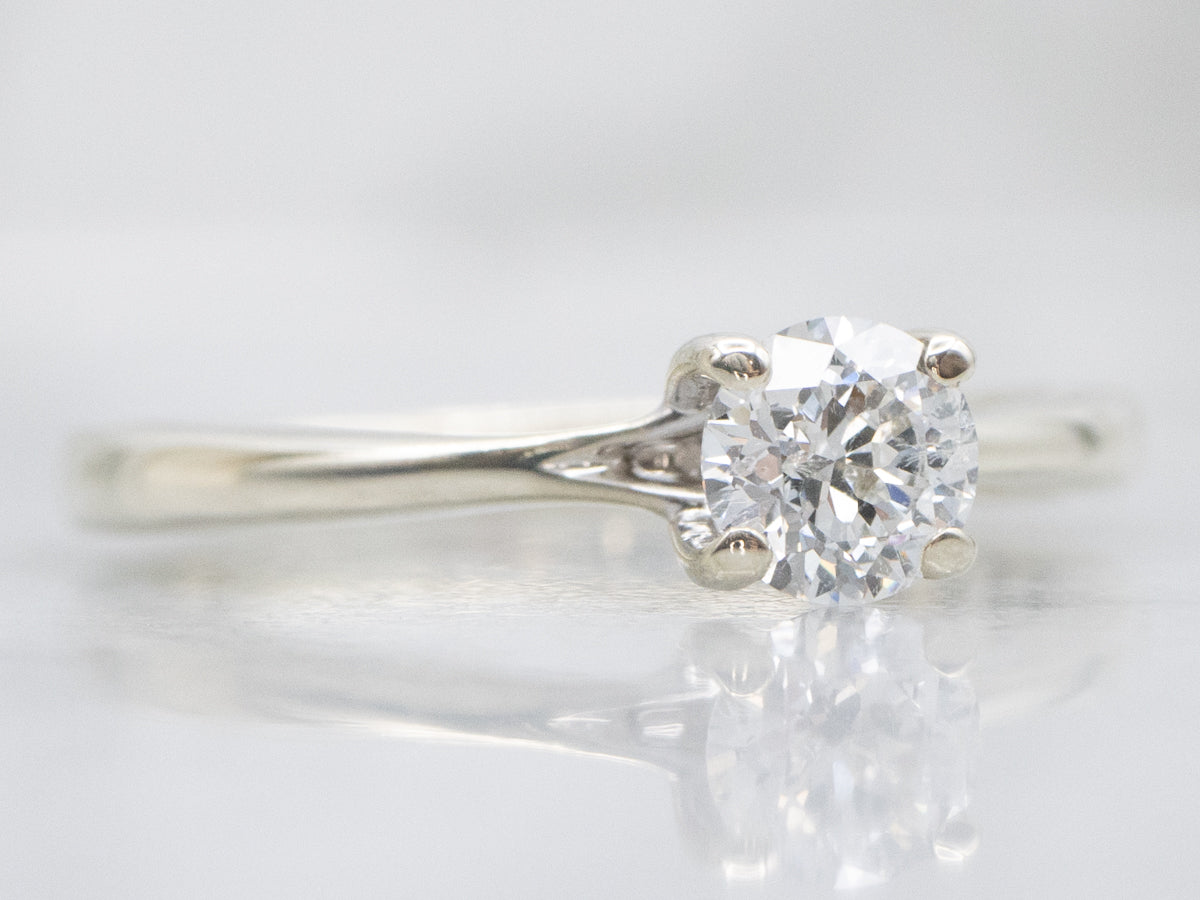 IGI-Certified Diamond White Gold Engagement Ring