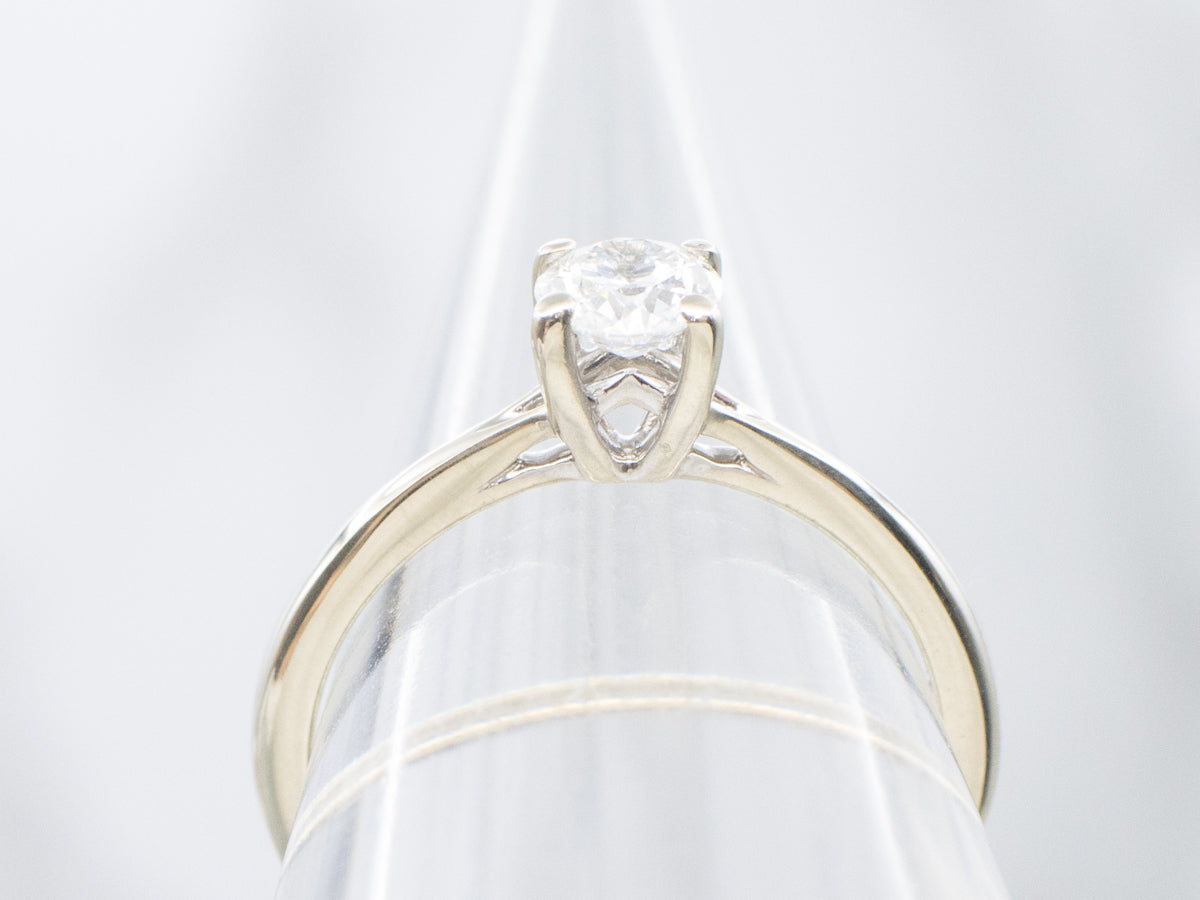 IGI-Certified Diamond White Gold Engagement Ring