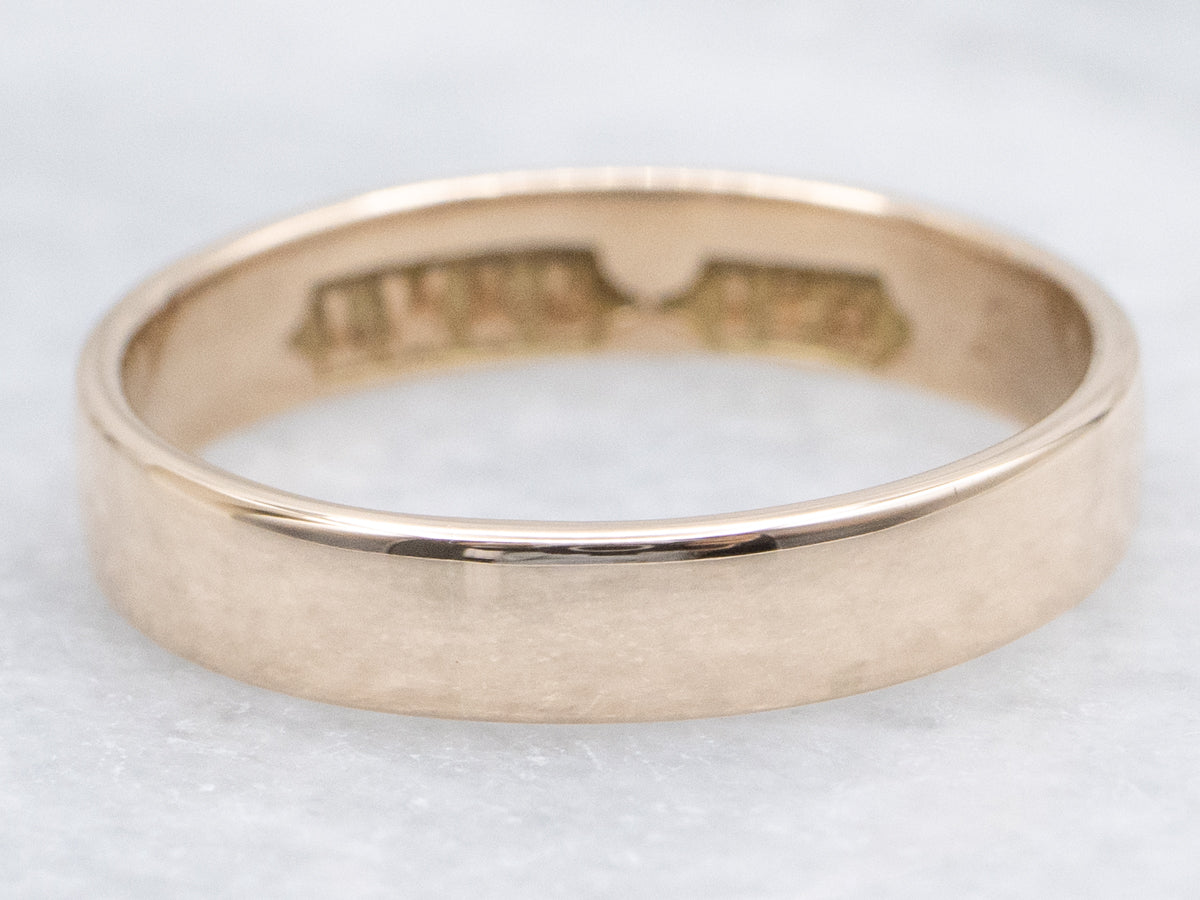 Simple Antique Gold Band