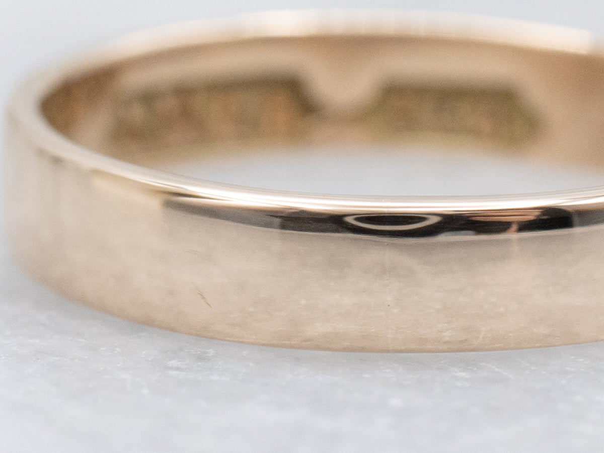 Simple Antique Gold Band