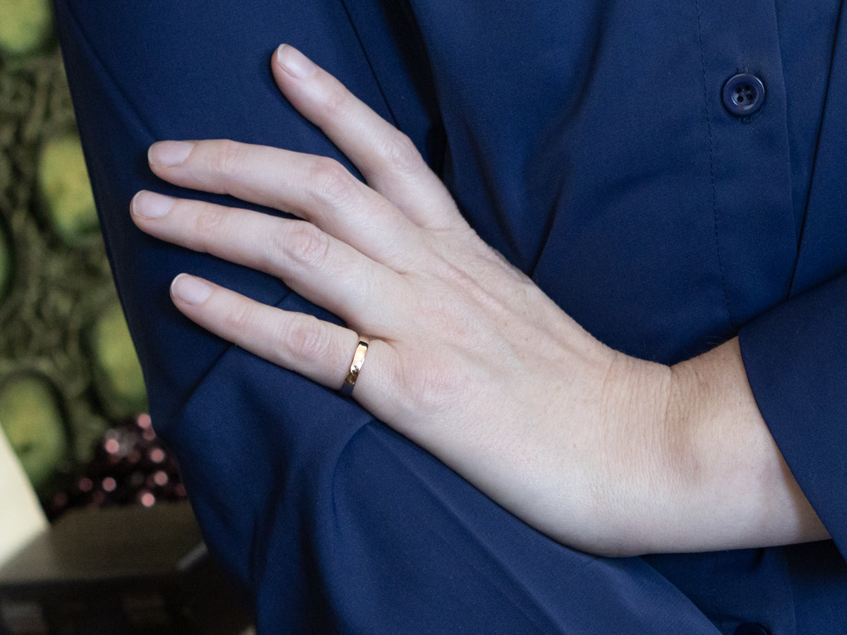 Simple Antique Gold Band