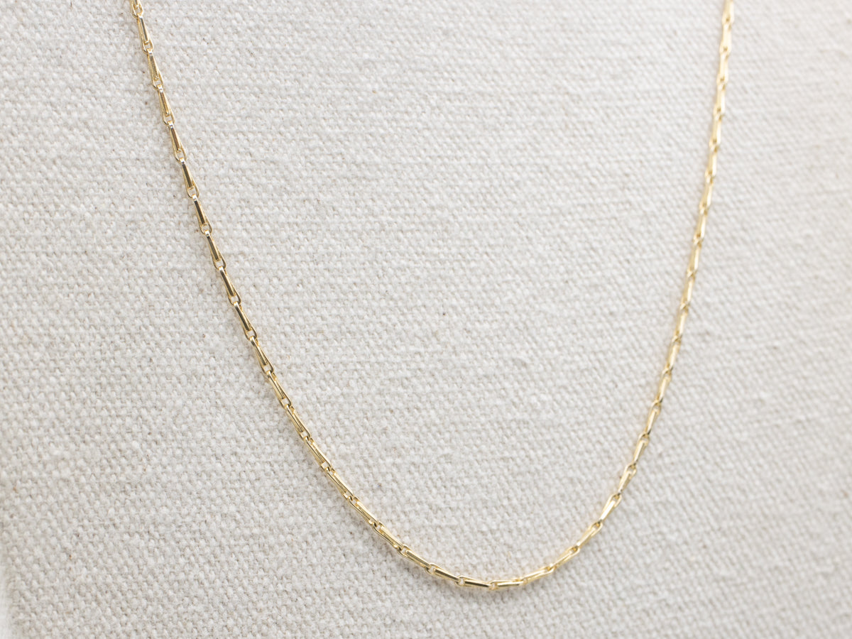 Yellow Gold Barleycorn Link Chain