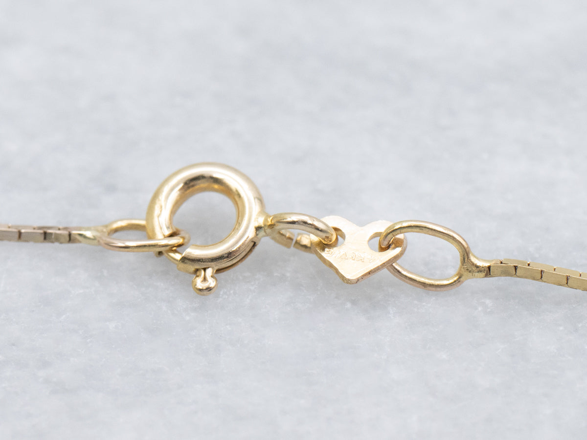 Italian Gold Cobra Chain with Spring Ring Clasp