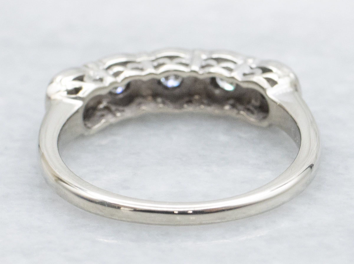 Vintage Five-Stone Diamond Band