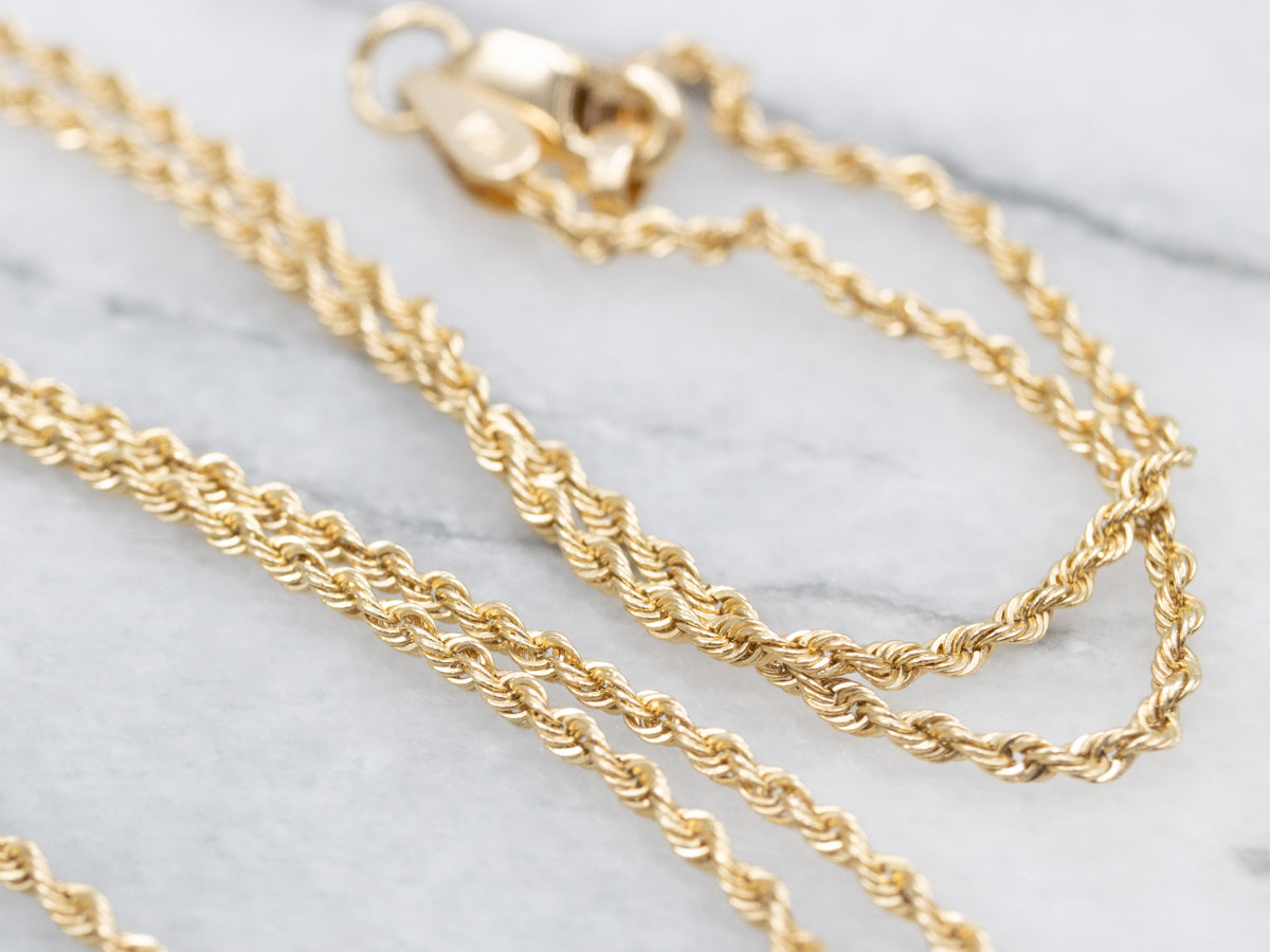 Vintage Carved Jade Yellow Gold Necklace