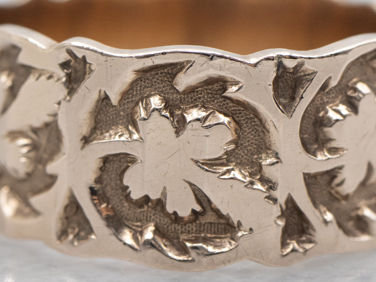 Victorian Era Botanical Patterned Cigar Band