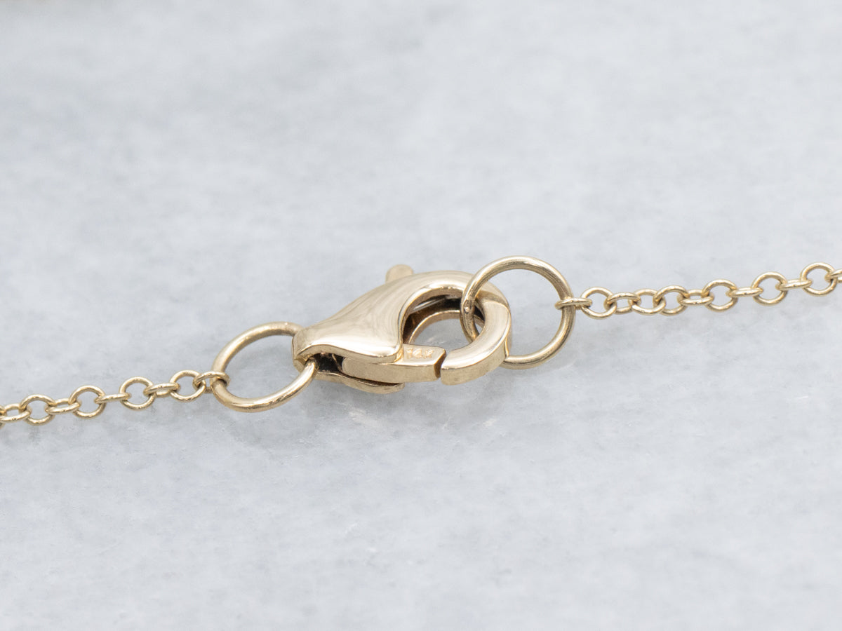 Solid Gold Diamond Panther Pendant with Emerald Eyes Necklace