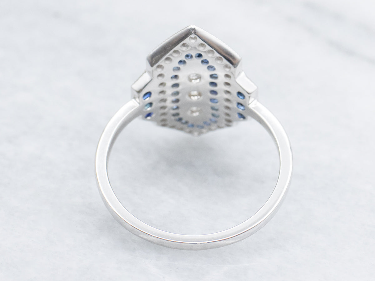 The Belfast Sapphire and Diamond Dinner Ring