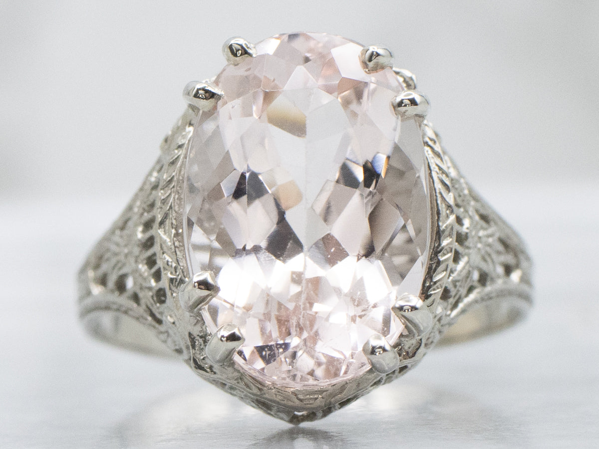The Isadora Morganite Ring by Elizabeth Henry