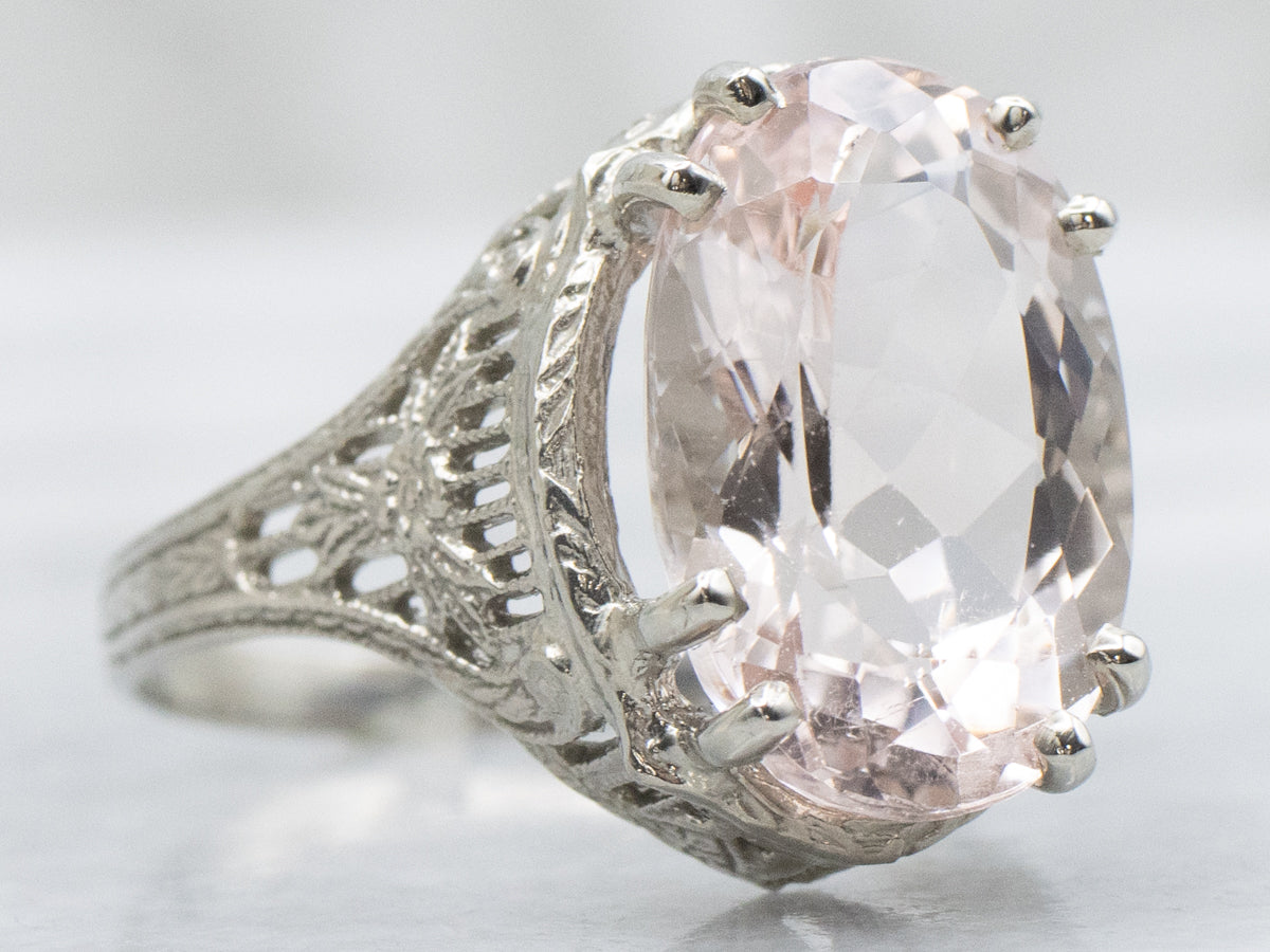 The Isadora Morganite Ring by Elizabeth Henry