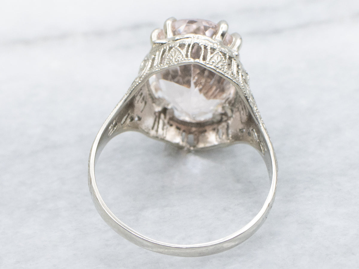 The Isadora Morganite Ring by Elizabeth Henry